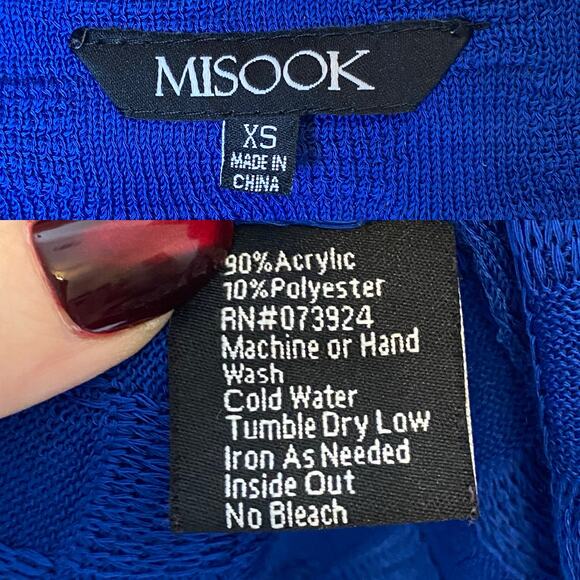 Misook Knit Open Front Jacket - Picture 4 of 5